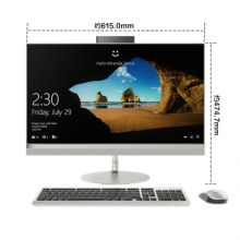 聯(lián)想（Lenovo）AIO 520 致美一體機(jī)臺(tái)式電腦27英寸QHD（I7-7700T 16G 2T+128SSD GF940MX 2G 三年上門(mén)）銀